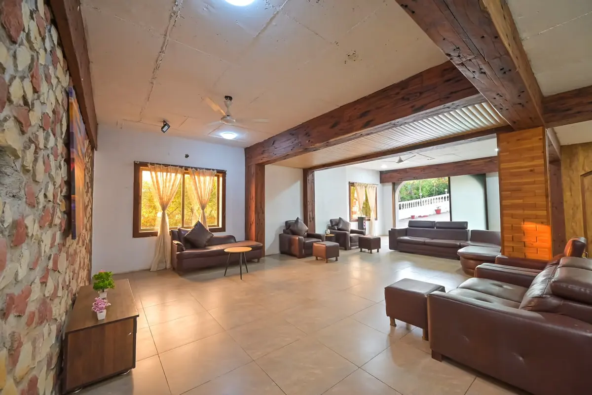 Living and lounge area in Shuubh Mountain Nest 6BHK Villa, a 6 BHK villa in Lonavala on rent