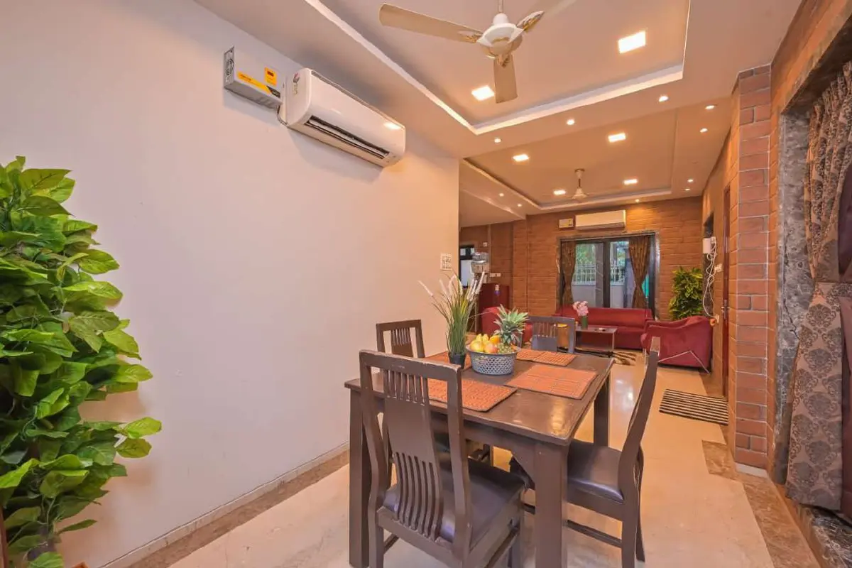 Living and lounge area in Shuubh Staycation 3BHK Villa, a 3 BHK villa in Lonavala on rent